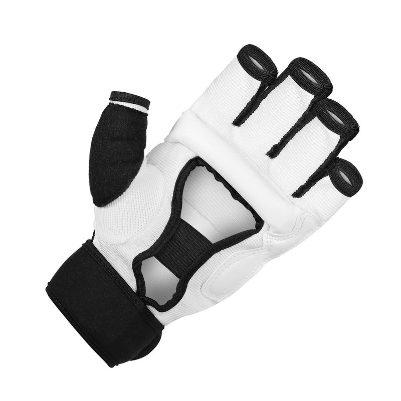 KAIWENDE Kickboxing Gloves(XS,S,M,L,XL,XXL)-Also Fit for Training Men,Women,Kids of MMA,Muay Thai, Martial Arts Taekwondo Sparring Boxing Gloves (White, XL) - Image 5
